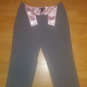 Very Cute Pink and Grey Pinstriped Slacks